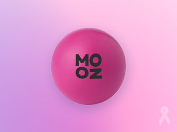 Balle antistress octobre rose